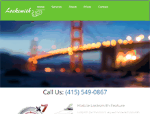 Tablet Screenshot of locksmithssf.com